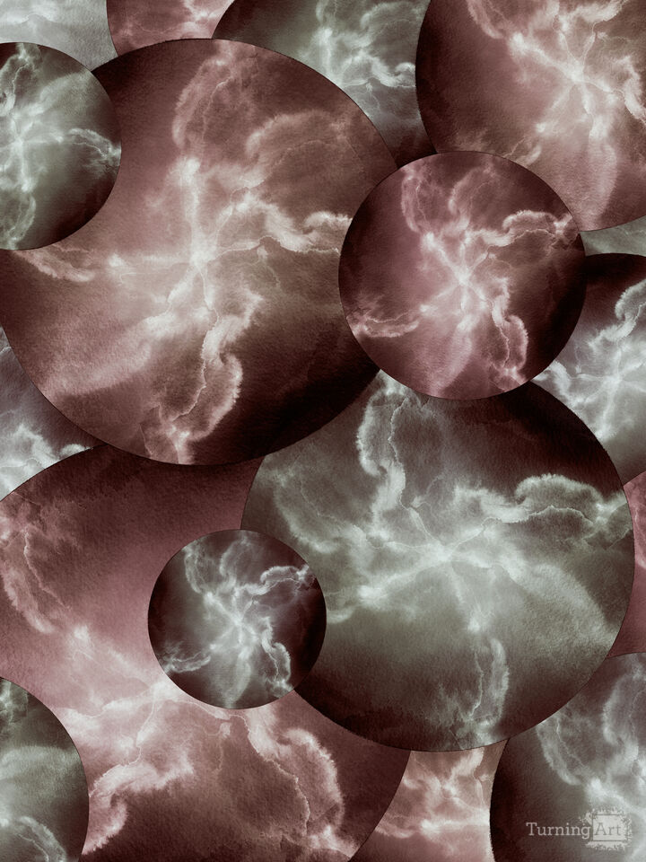 COSMIC PINWHEELS 8 GALAXY SPACE SWIRLS ABSTRACT