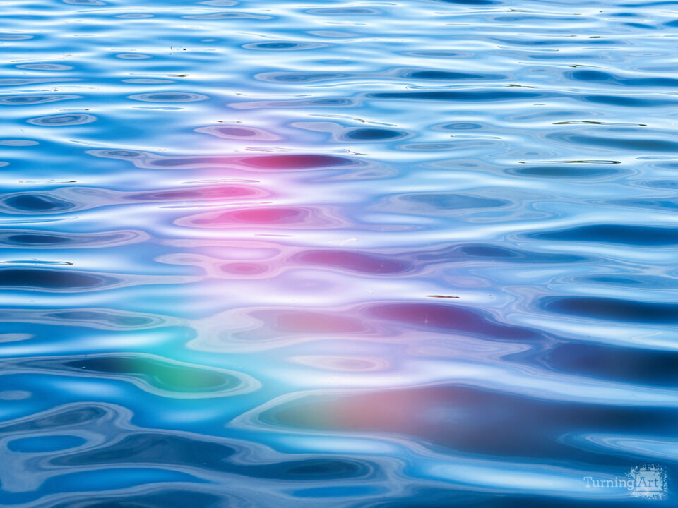 Blue and Purple on the Lake