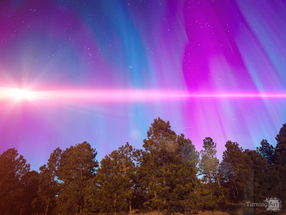 Night Sky Stars and Color