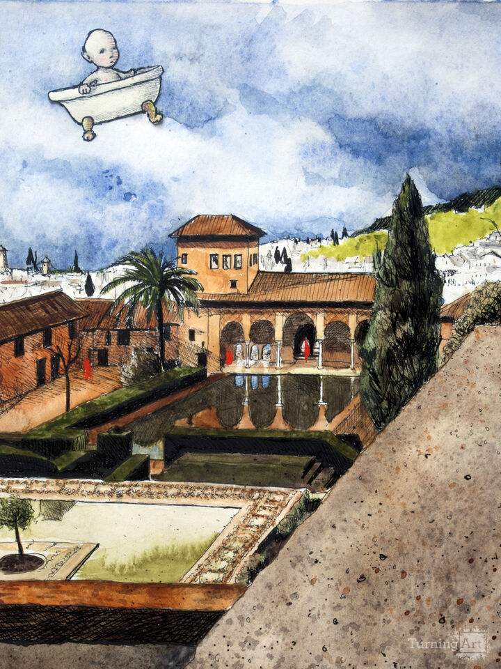Flying My Bathtub Over the Alhambra