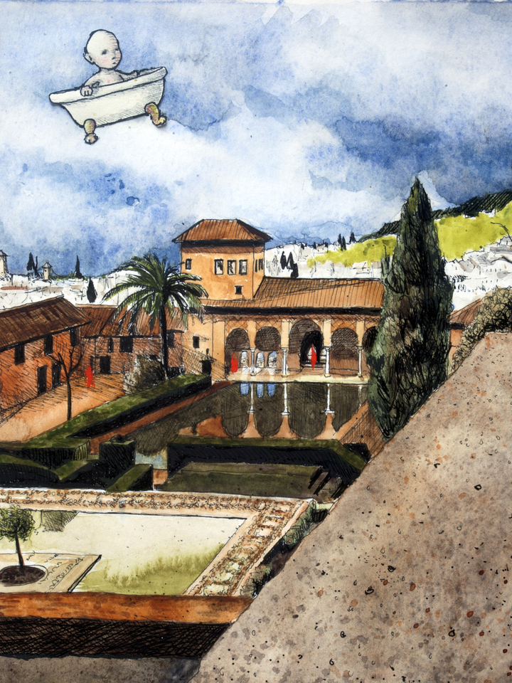 Flying My Bathtub Over the Alhambra