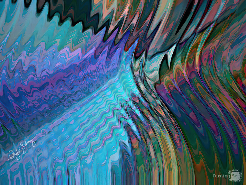 Moving Waves of Color