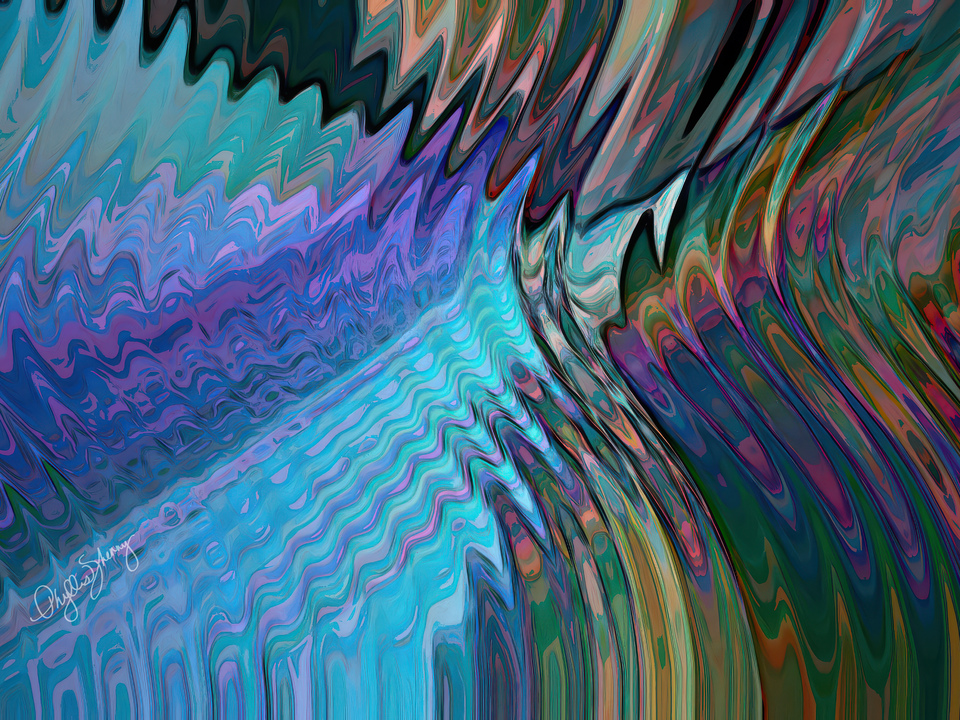 Moving Waves of Color