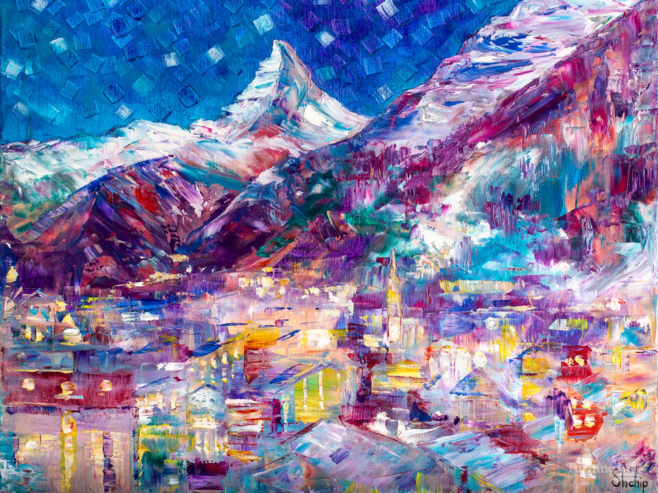 At the Foot of the Matterhorn .