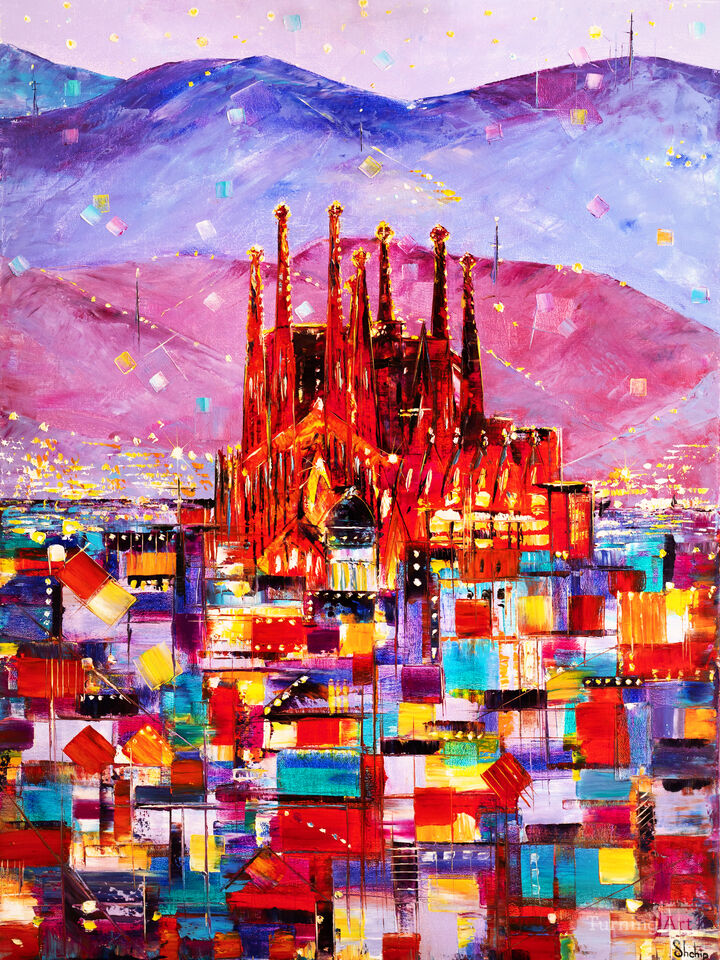 Summer Evening in Barcelona