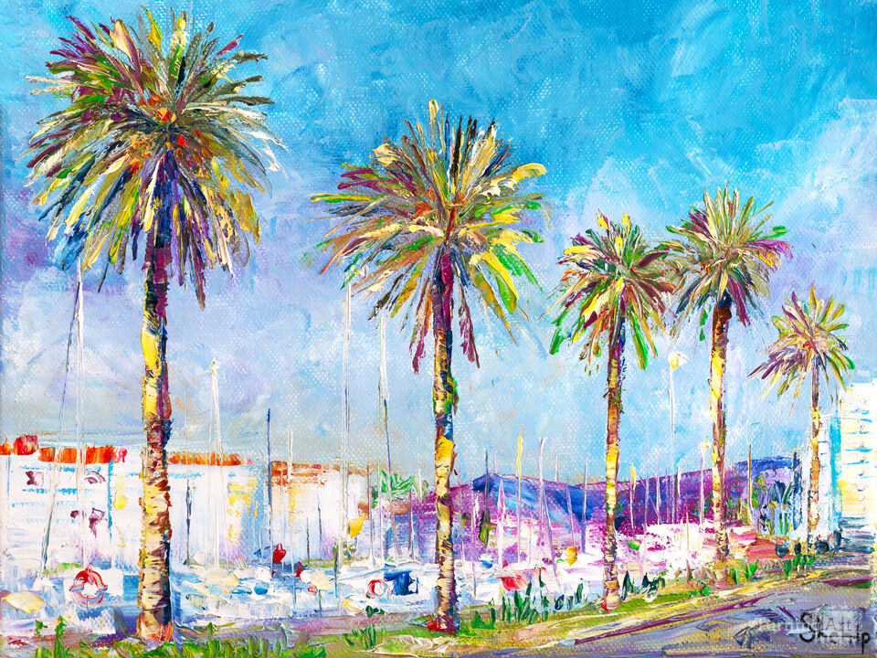 Sailing into the Sun: Empuriabrava Port.