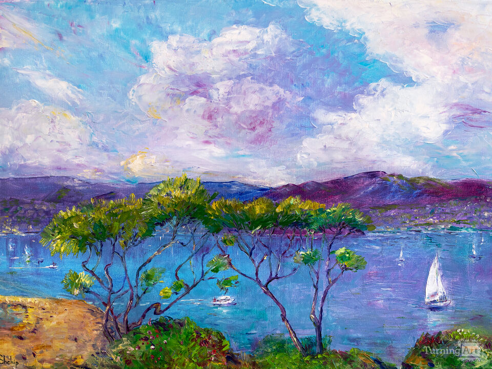 Azure Coast. Mediterranean Sea.