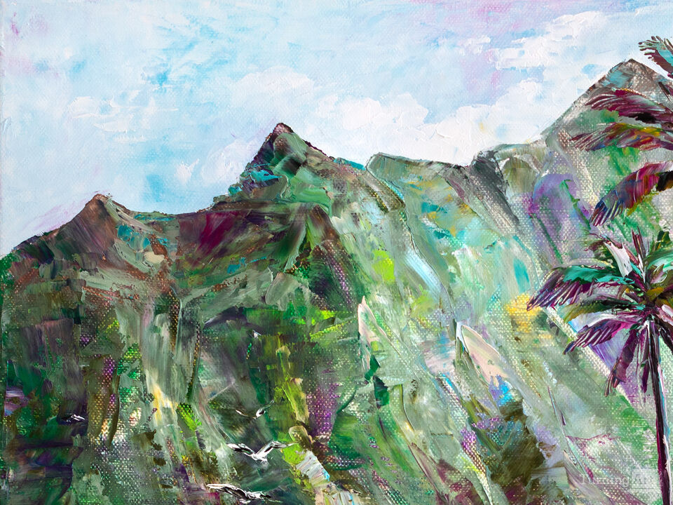 Paradise Lagoon. Hawaii.