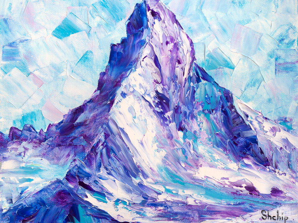 Matterhorn In Blue.