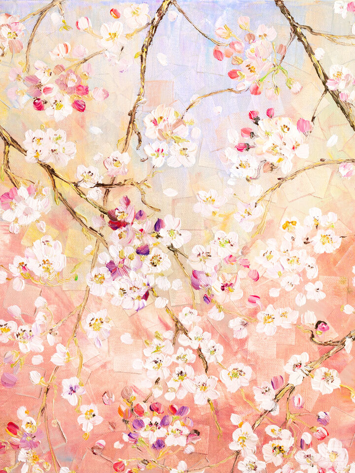 Wind In The Sakura Branches .