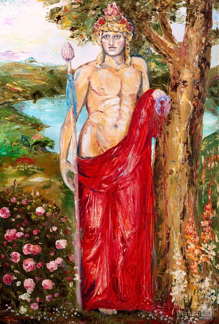 Dionysus With a Jug of Wine.