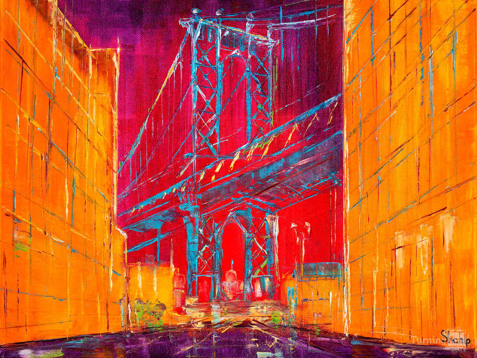 Manhattan Bridge. New York City .