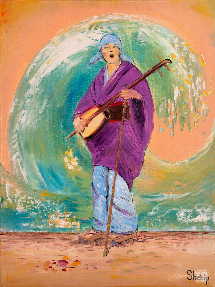 Japanese Musician. Songs of The Sea.