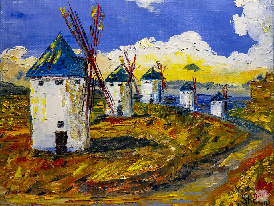 Windmills of La Mancha.