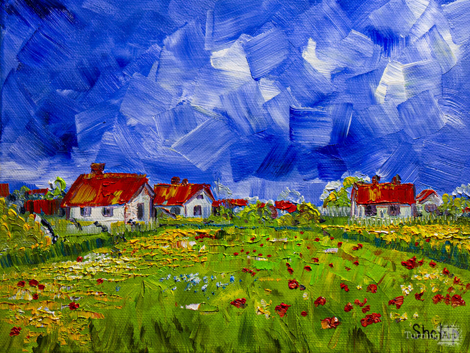 Rural landscape. France.