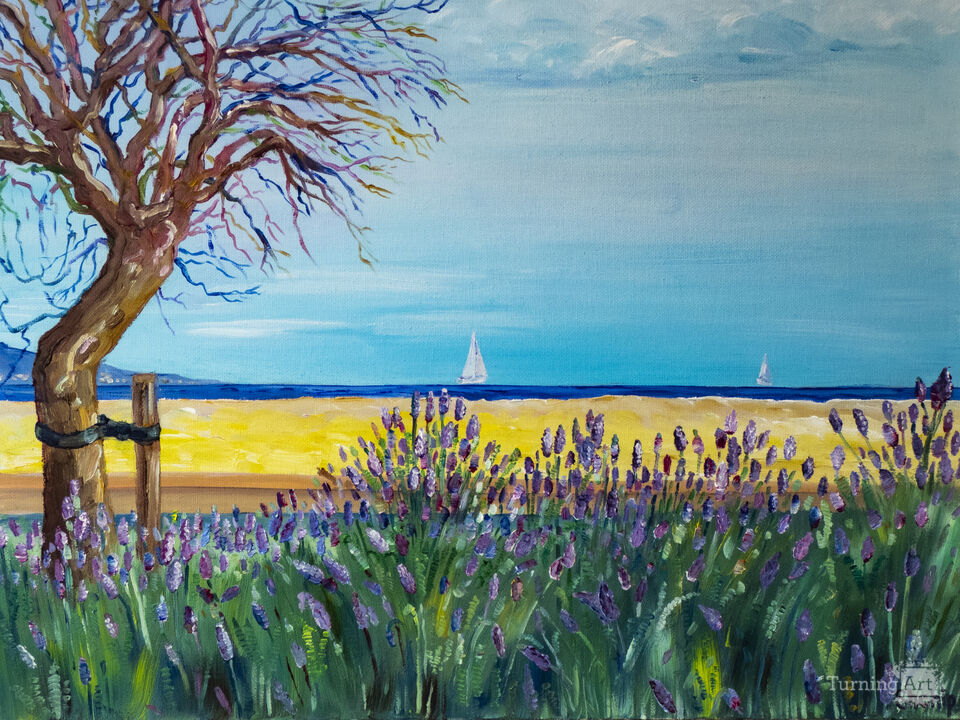 Lavender. Empuriabrava Beach .