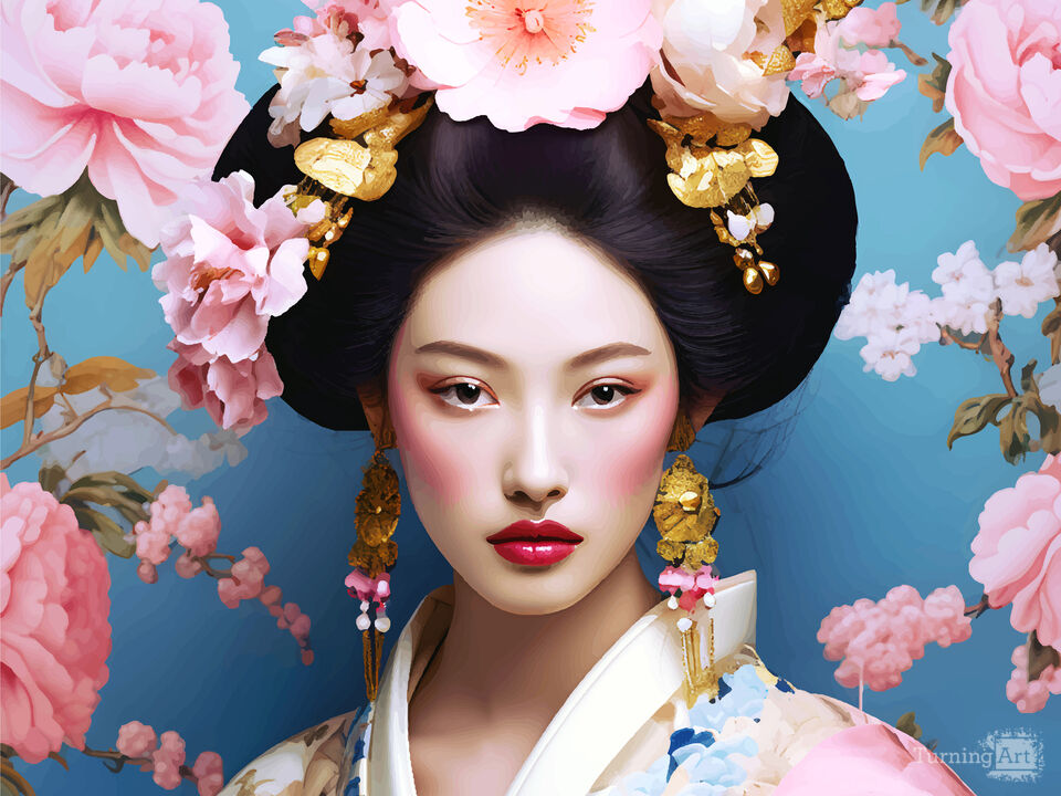 Portrait Vector N19 - AI - Digital Impressionism