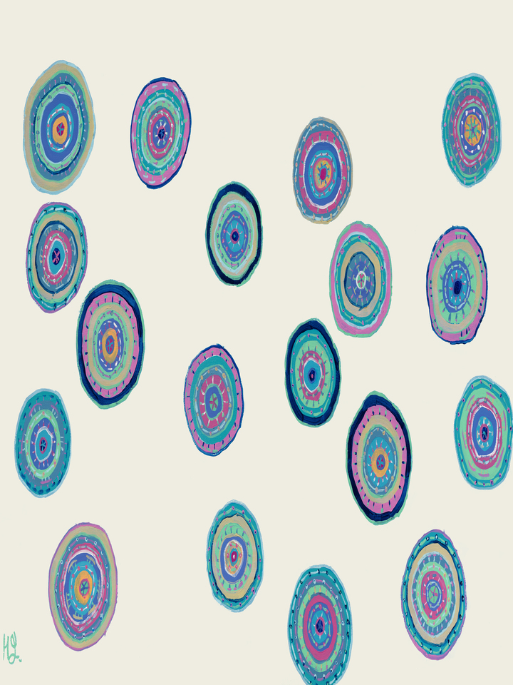 Dancing Orbs-Cream