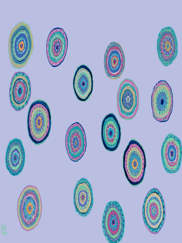 Dancing Orbs-Purple