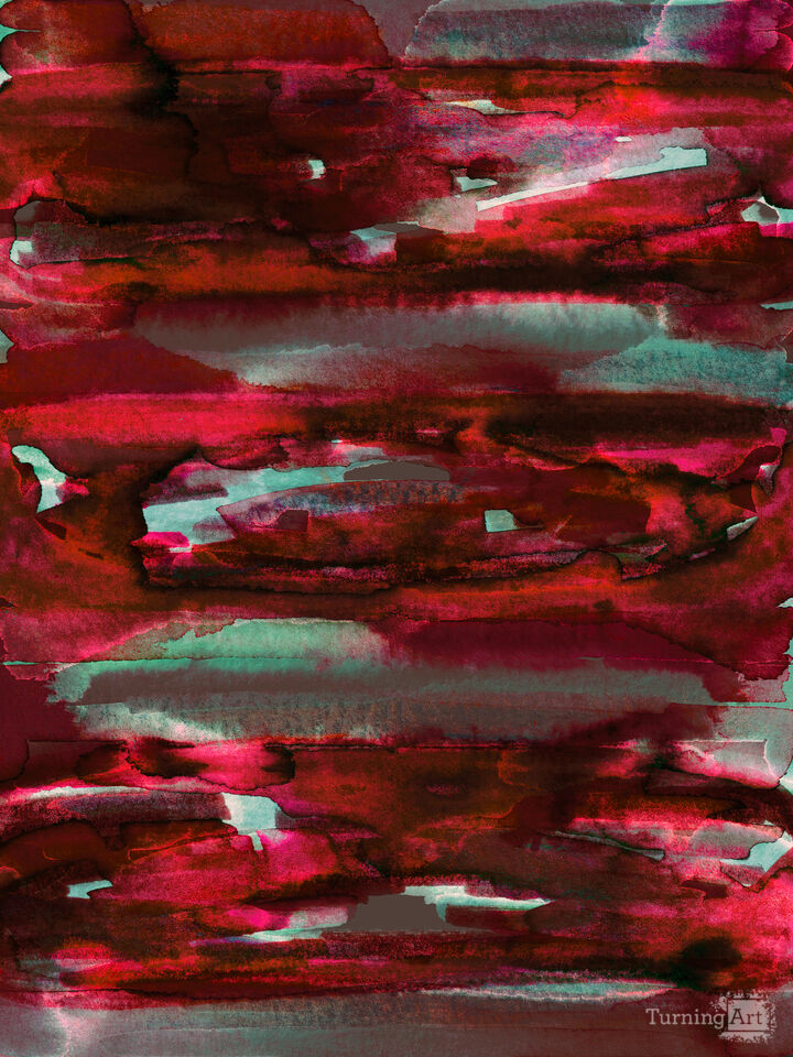 DARK FLOW 4 BOLD COLORFUL ABSTRACT PAINTING