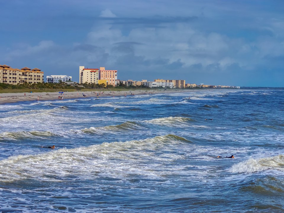 Cocoa Beach From The Pier