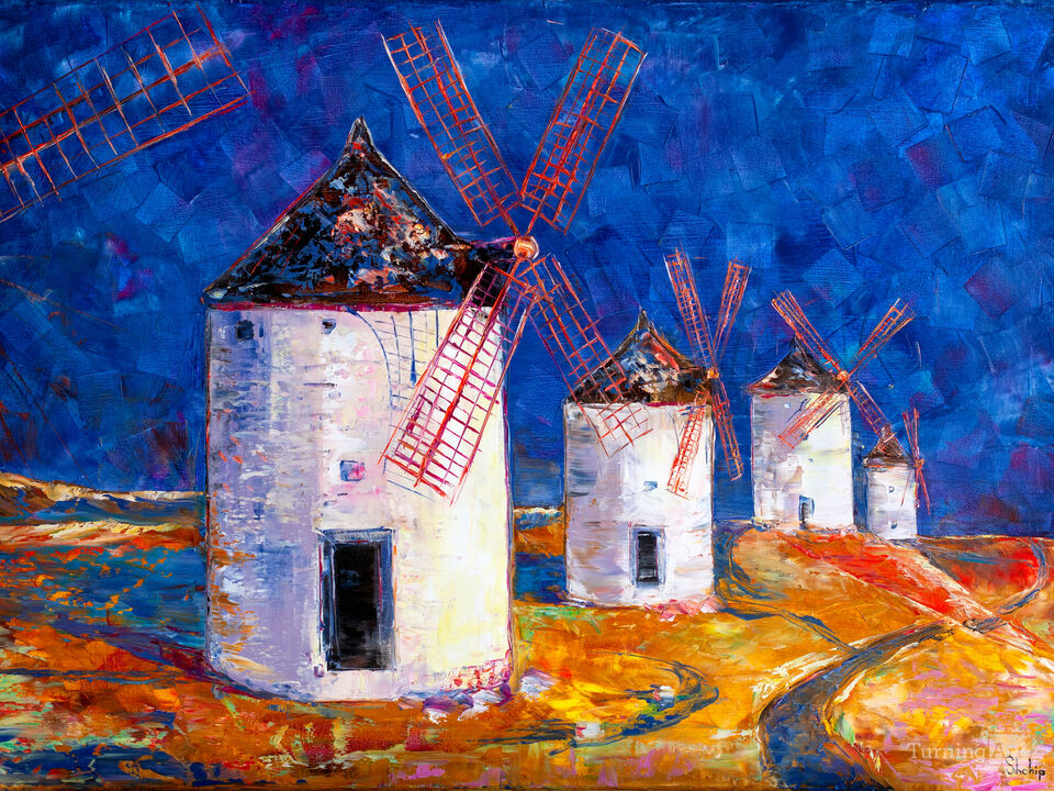 Windmills of La Mancha.