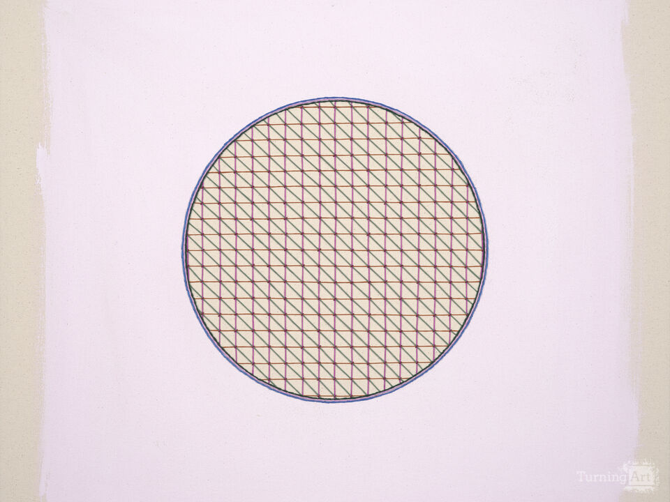 Peony Portal Minimalist Textured Circle