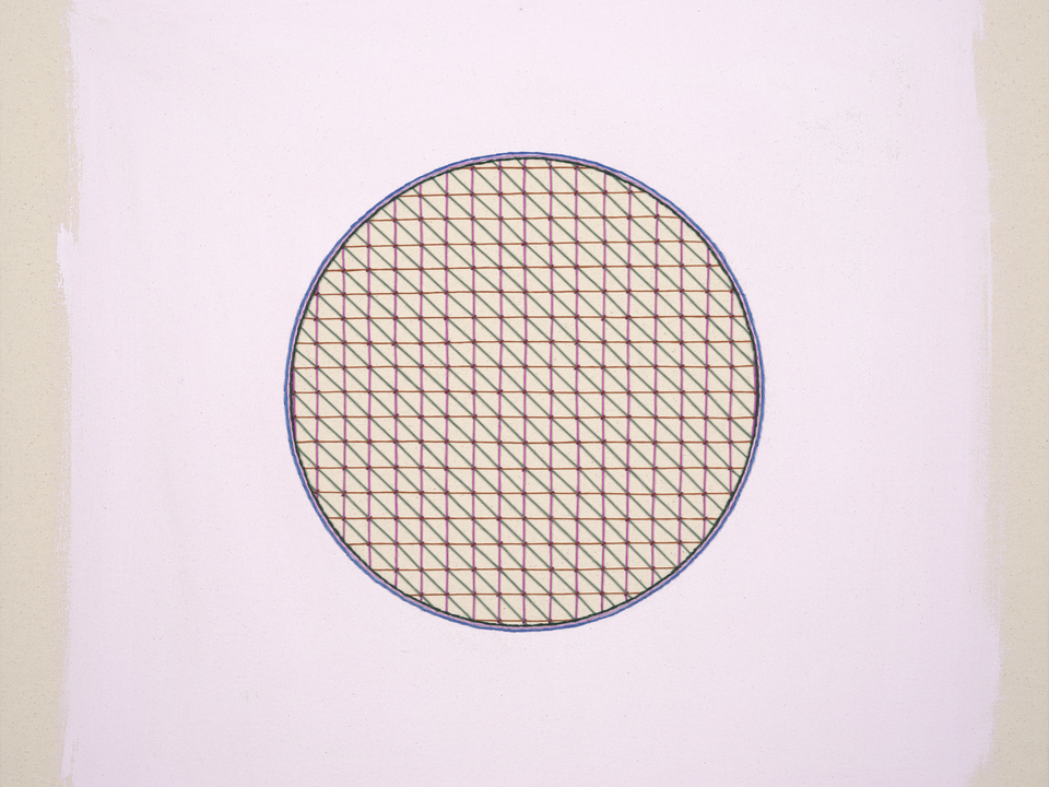 Peony Portal Minimalist Textured Circle