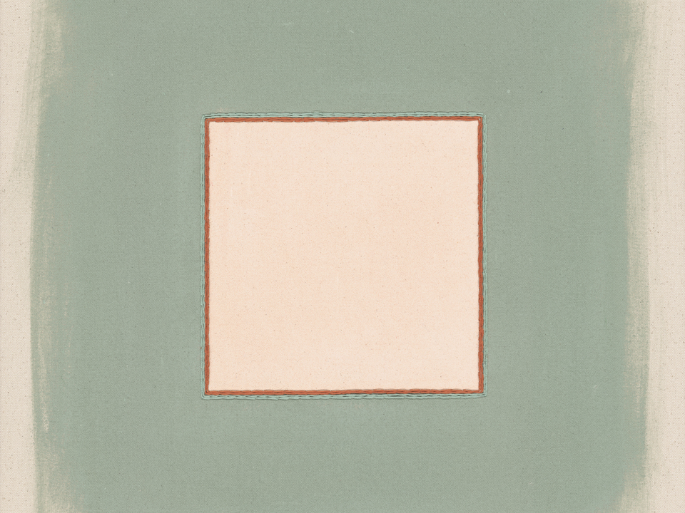 Soft Pink/Sage Box Square