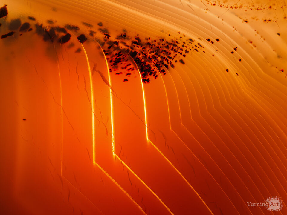 Sunrise Flares in the Rock - Agate Study