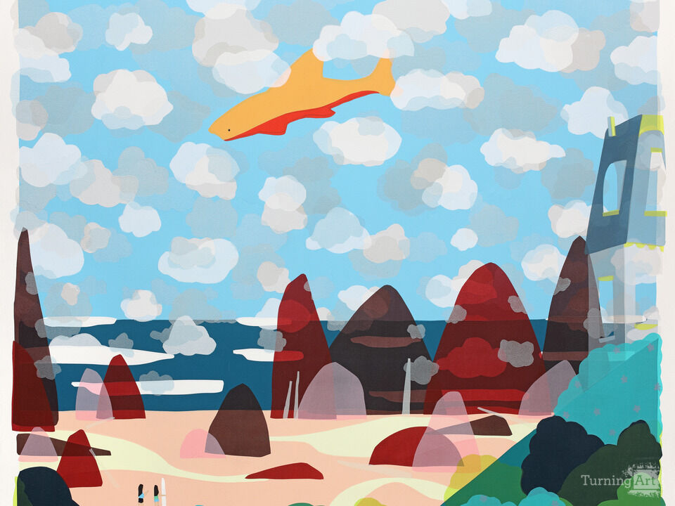 Cloudy Cove, Fish Kite