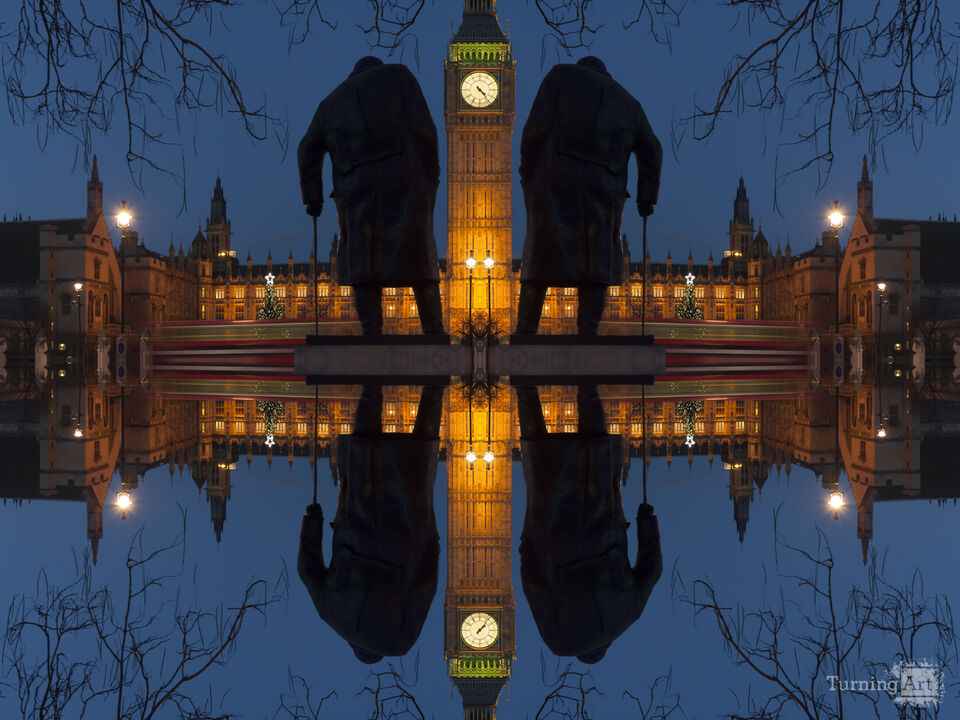 Churchill Statue, London