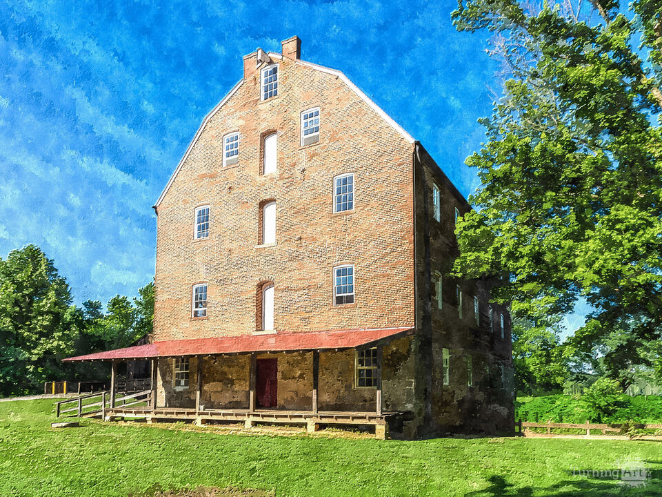 Bollinger Mill Missouri Painterly