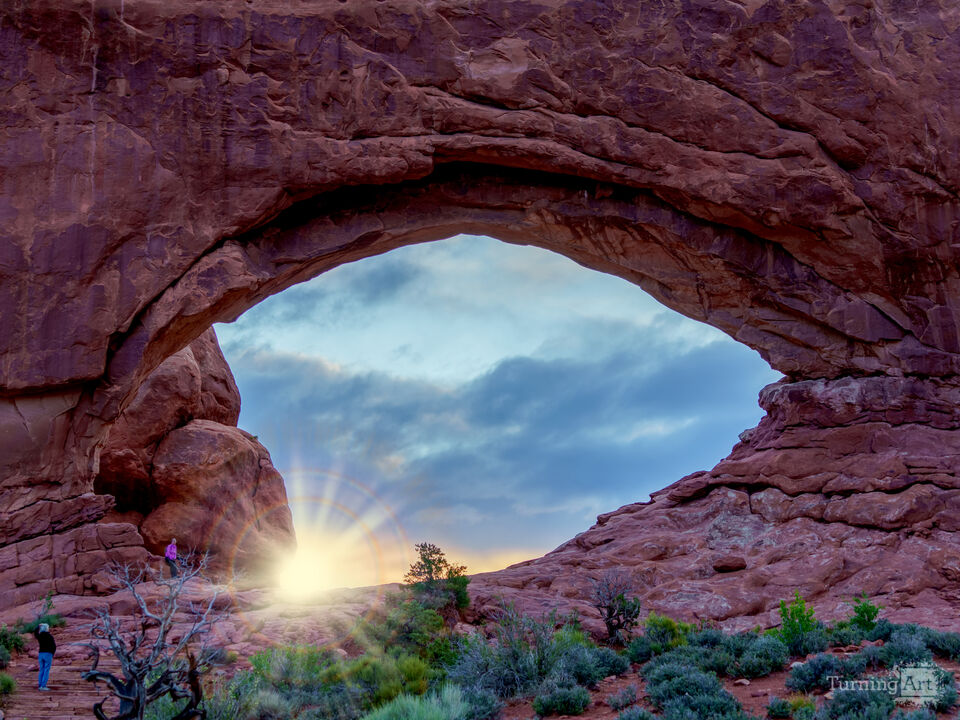 Arches South Window Sunrise