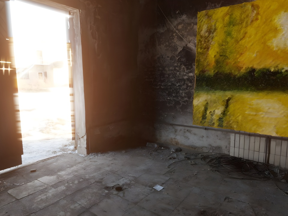 Just Inside the Barn