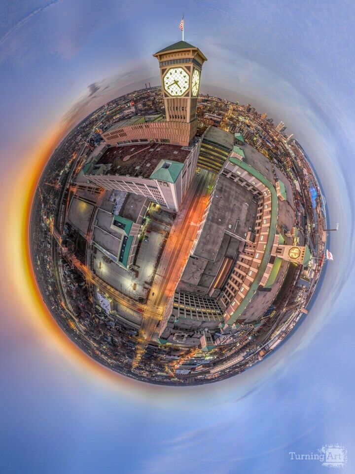 Polish Moon Tiny Planet