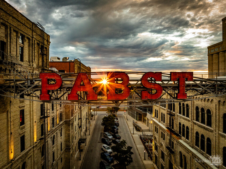 Sunset at the Brewery