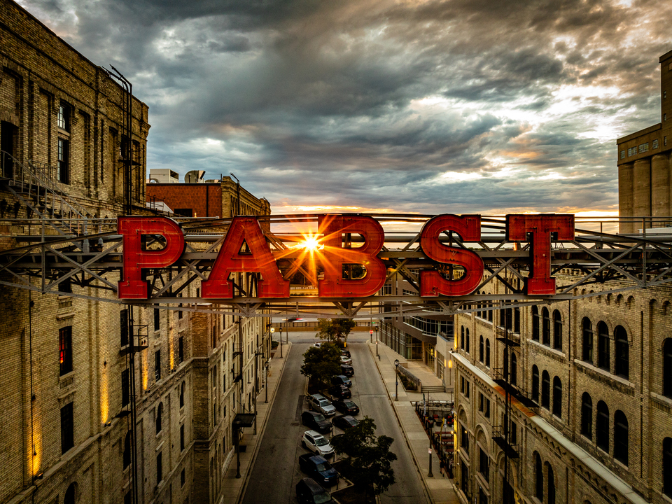 Sunset at the Brewery