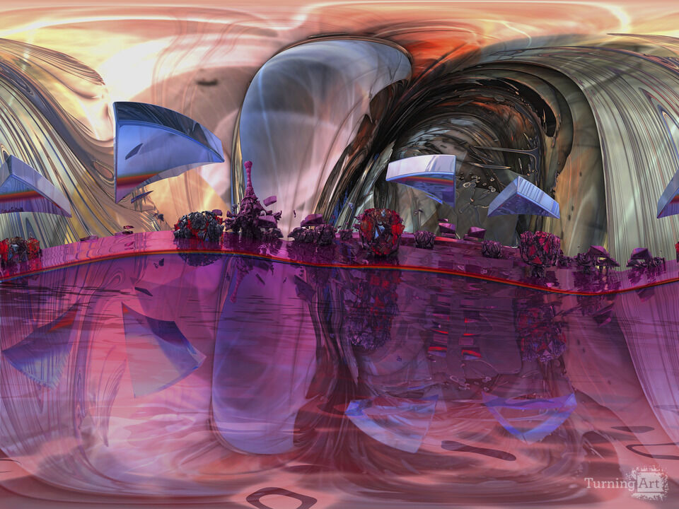 Sunset on the Ruby Sea