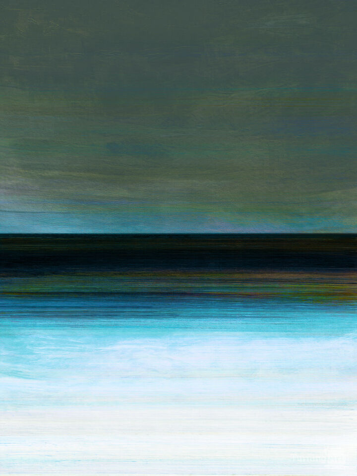 DUSK ON THE HORIZON 2 MINIMALIST SUNSET LANDSCAPE