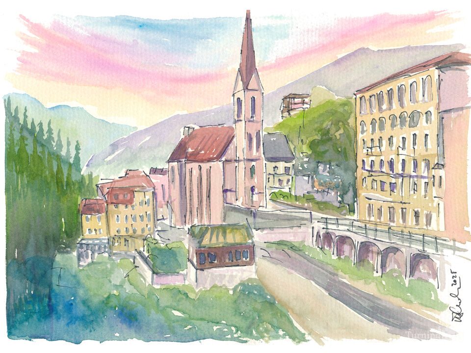 Golden Hour in Bad Gastein’s Alpine Charm