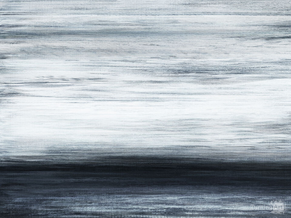MUMBLED TRUTHS 2 NEUTRAL GREY MINIMALIST LANDSCAPE PAINTING