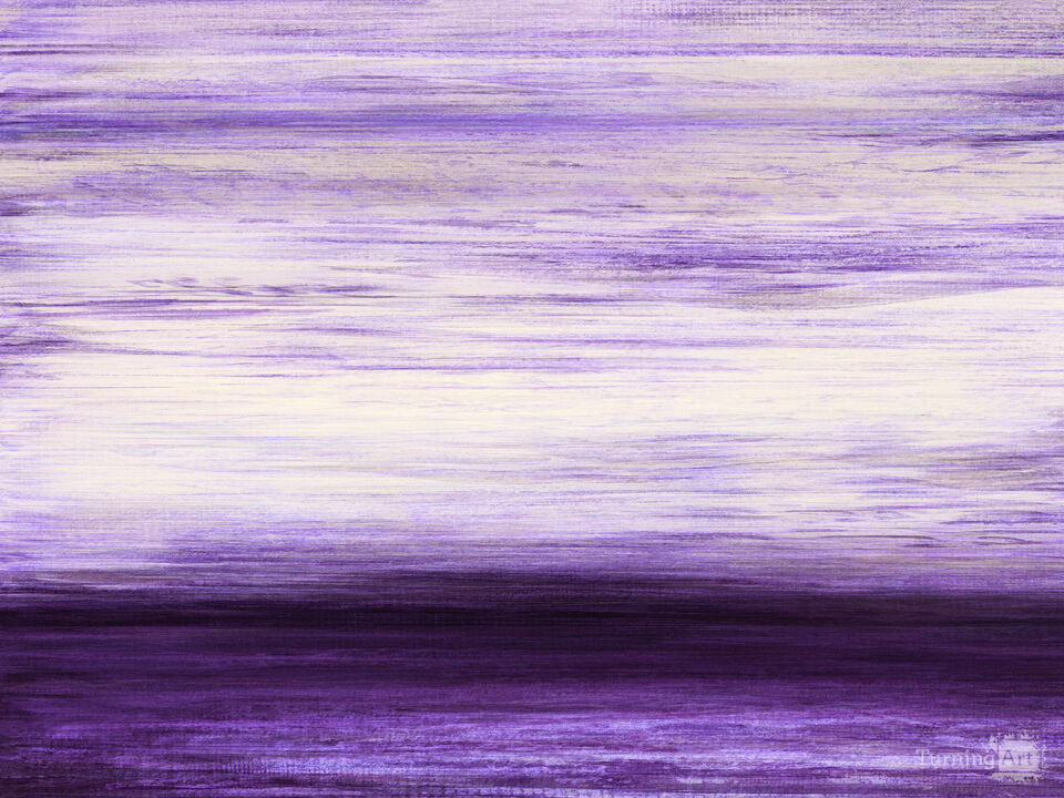 MUMBLED TRUTHS 4 VIOLET PURPLE MINIMALIST LANDSCAPE PAINTING