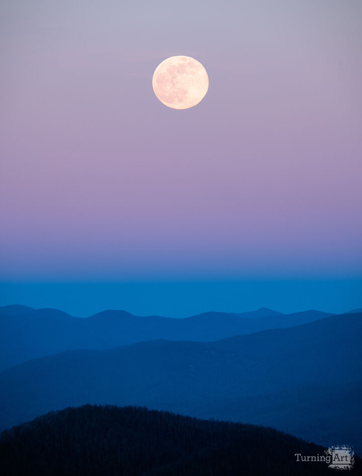 Blue Rige Moonrise