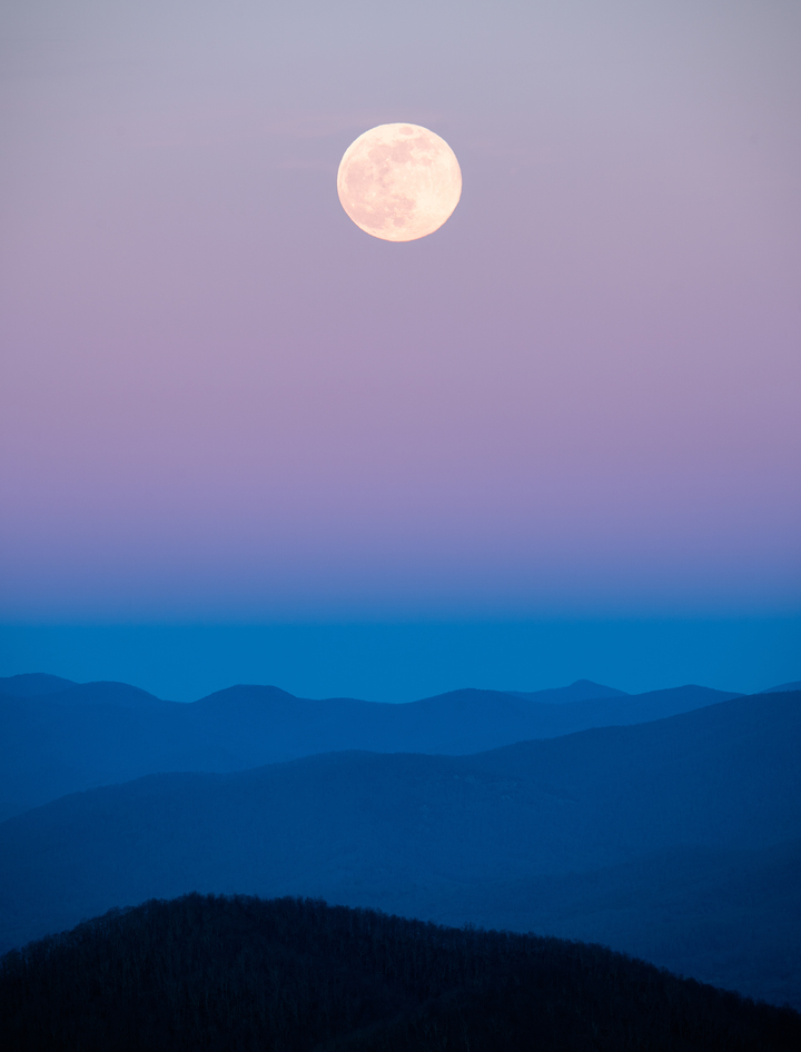 Blue Rige Moonrise