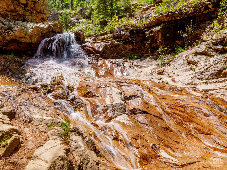 Midnight Falls Colorado Waterfall