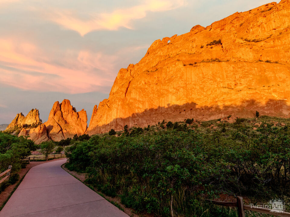 Garden Of Gods Colorado Morning Glow