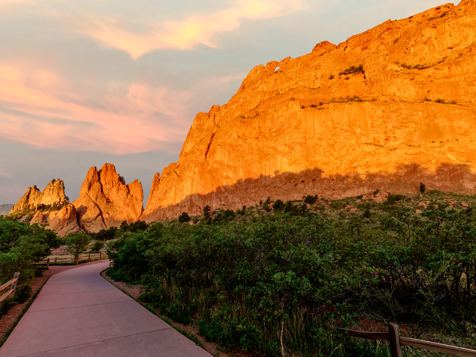 Garden Of Gods Colorado Morning Glow