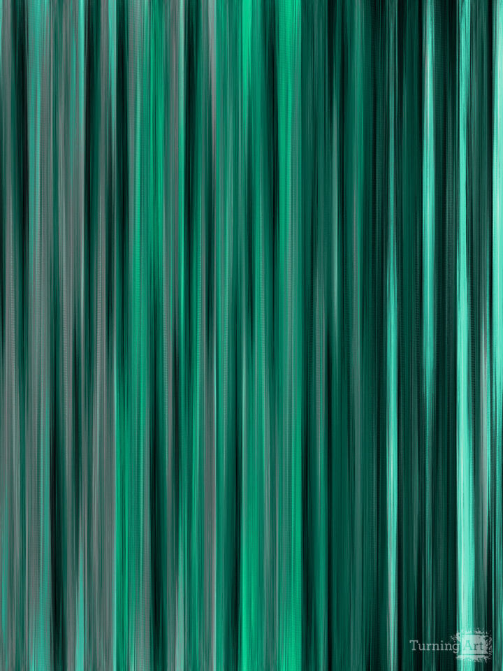 CHROMA STRIPES 5 VERTICAL LINES PATTERN ABSTRACT PAINTING