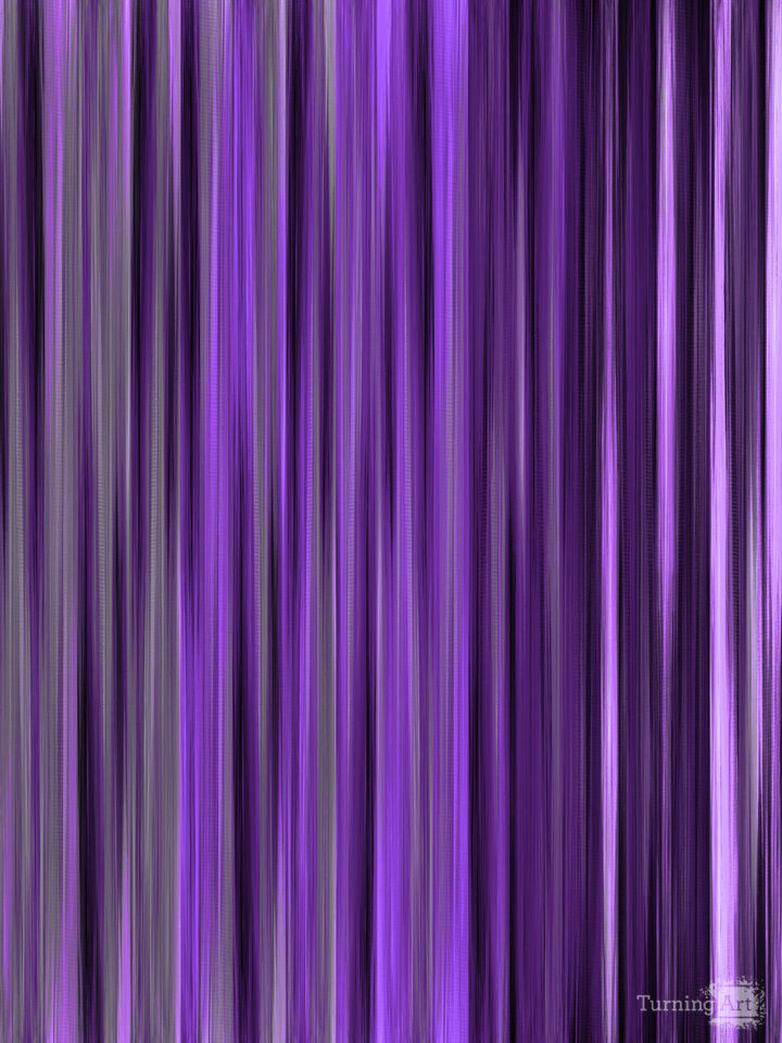 CHROMA STRIPES 7 VERTICAL LINES PATTERN ABSTRACT PAINTING